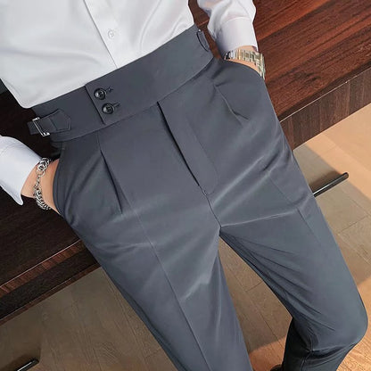 Pantalon décontracté polyvalent pour hommes à ajuster.