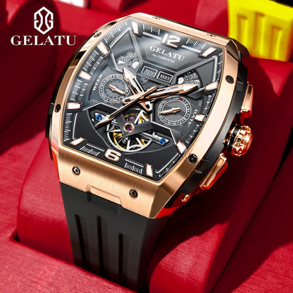 Montre mécanique automatique saphir pour homme.