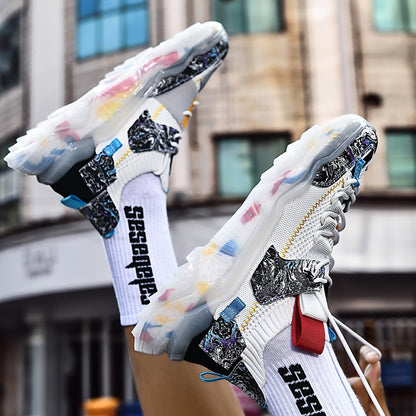 chaussures baskets pour hommes de course respirantes.