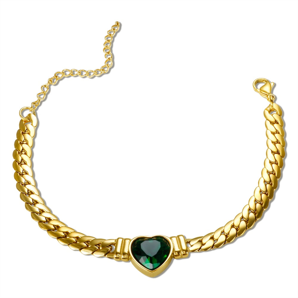 Ensemble de bijoux luxe plaqué or étanche.