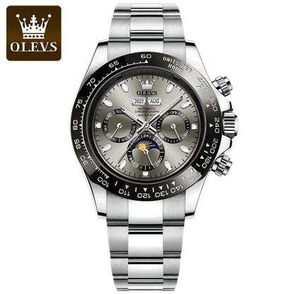 montre pour hommes étanche mécanique automatique montres chronographe.