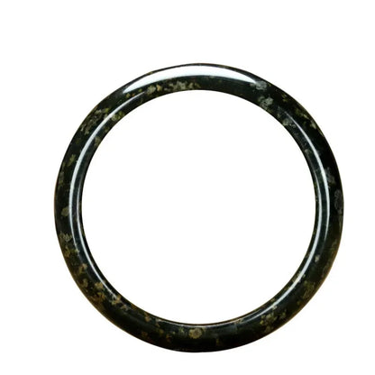 Bracelet Jade luxure élégant haute noir glacé.