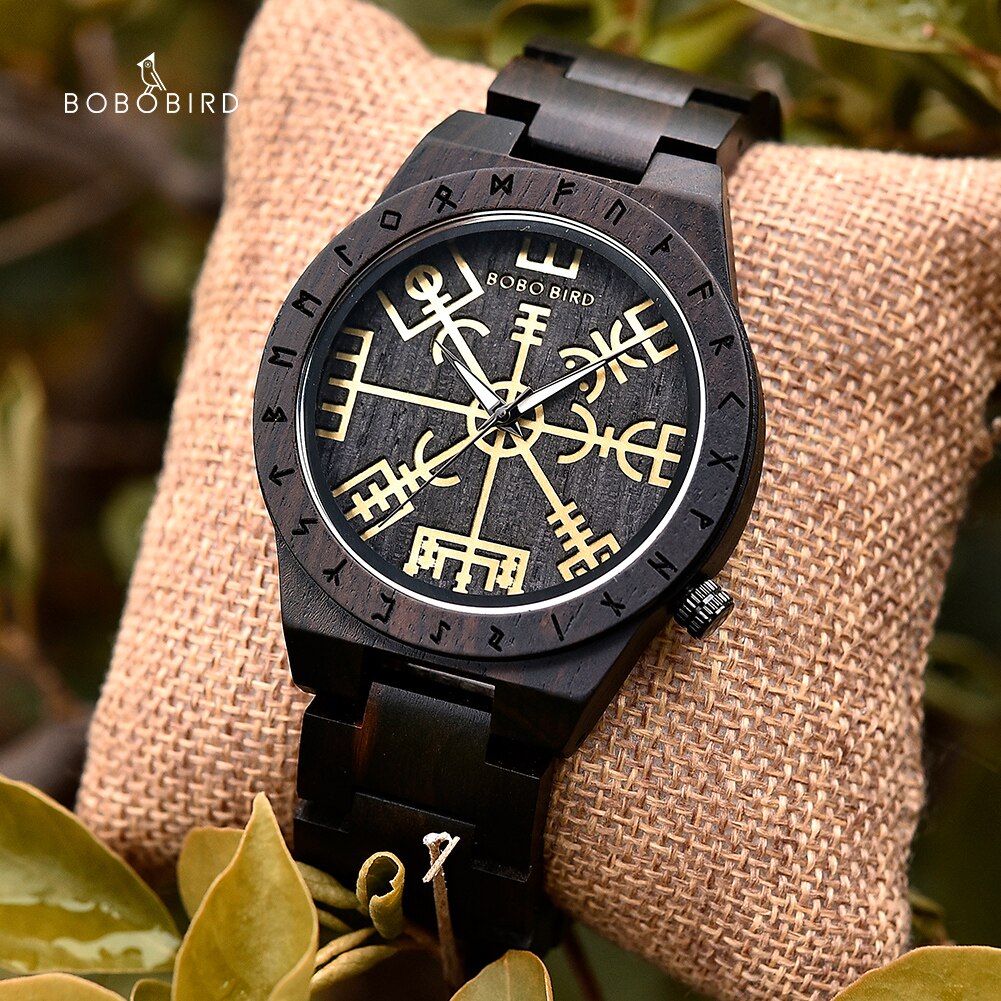 Montres en Bois Viking luxe hommes et femmes.