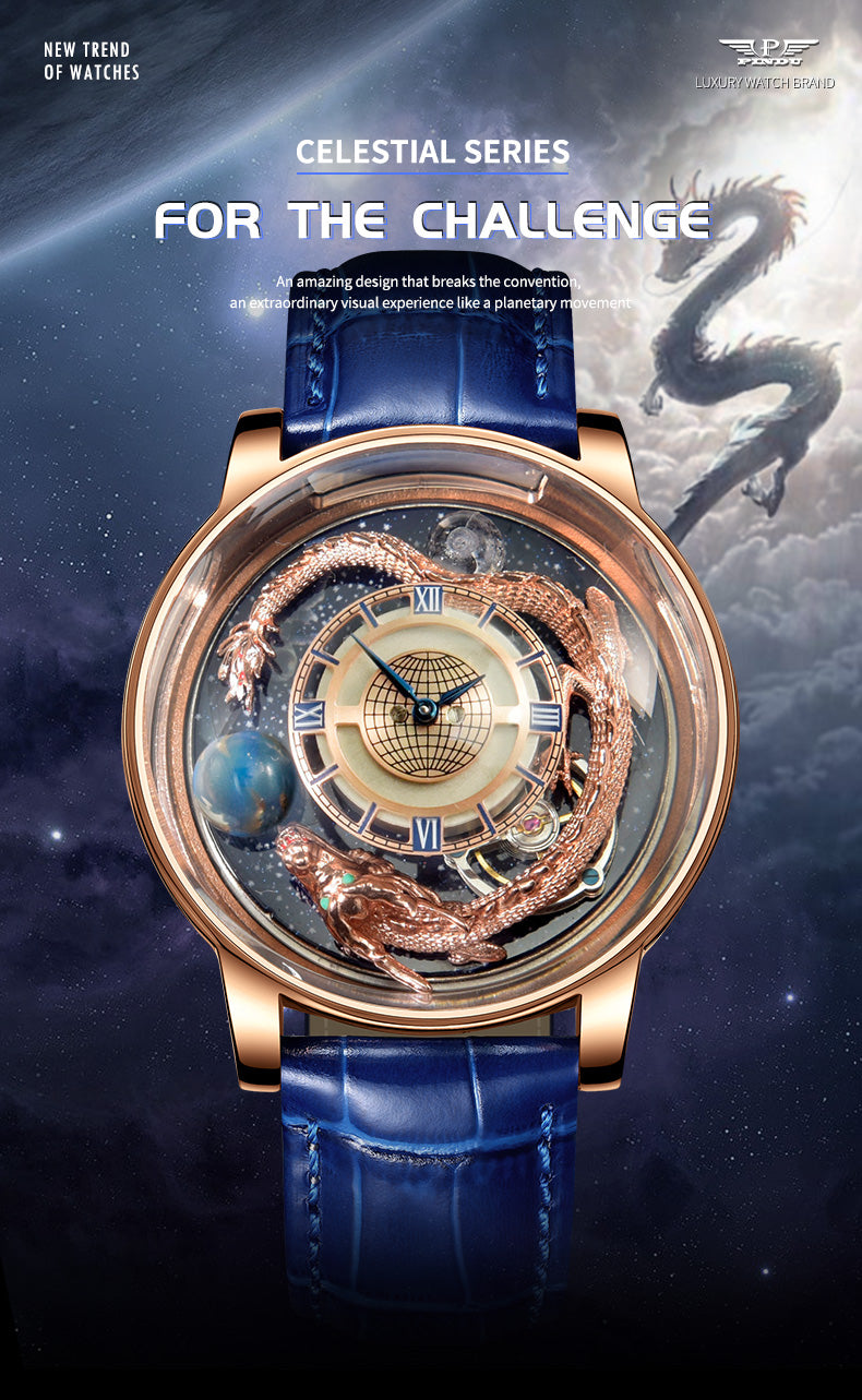 Montre solaire astronomia pour homme, montre-bracelet de luxe, montre du monde.