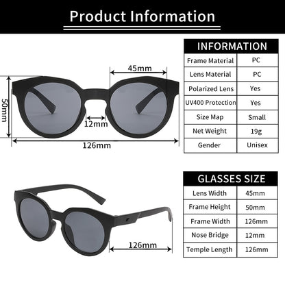 Lunettes de soleil classiques pour enfants protection solaire.