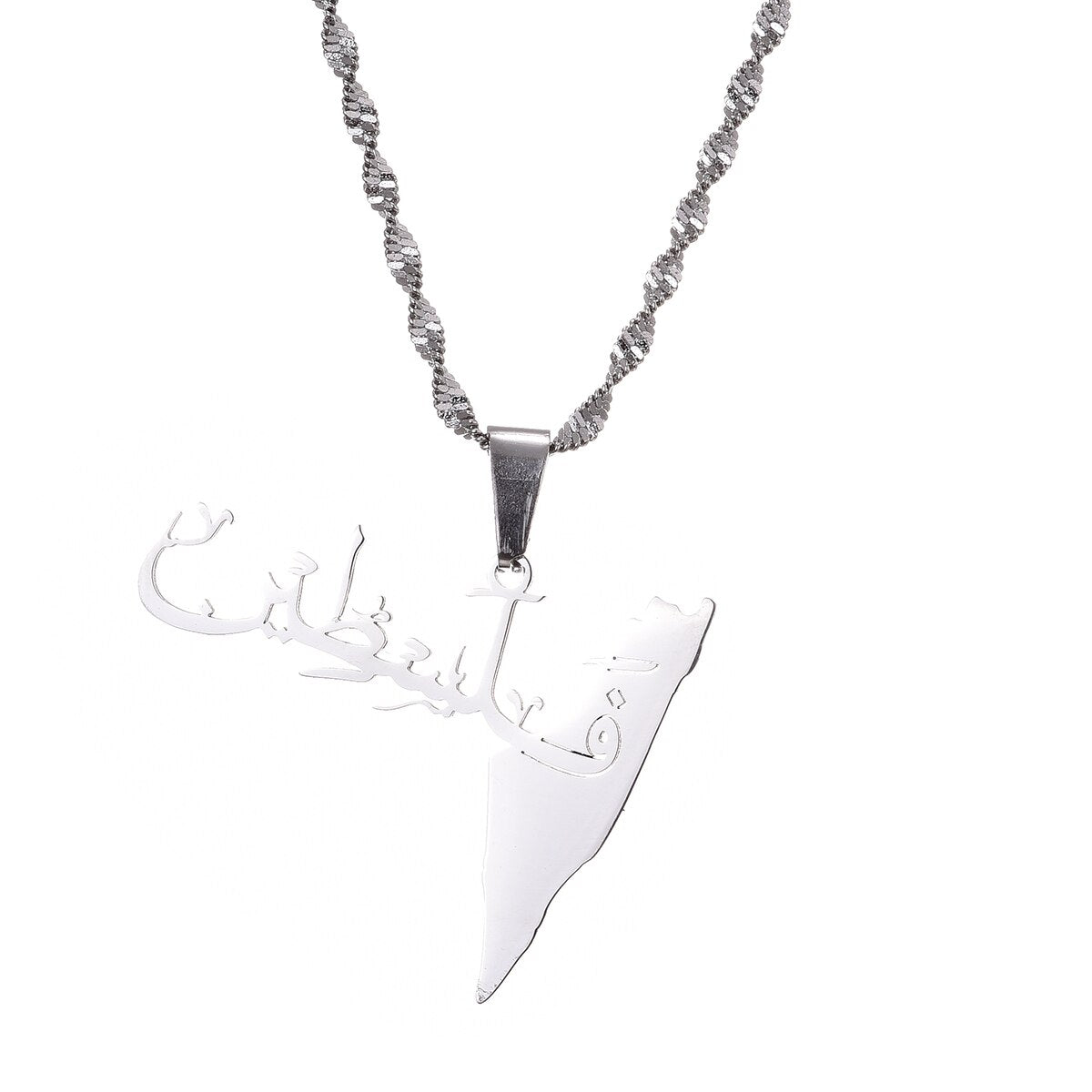 Collier pendentif palestine pour femmes, bijoux amulette.