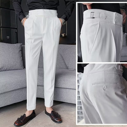 Pantalon décontracté polyvalent pour hommes à ajuster.