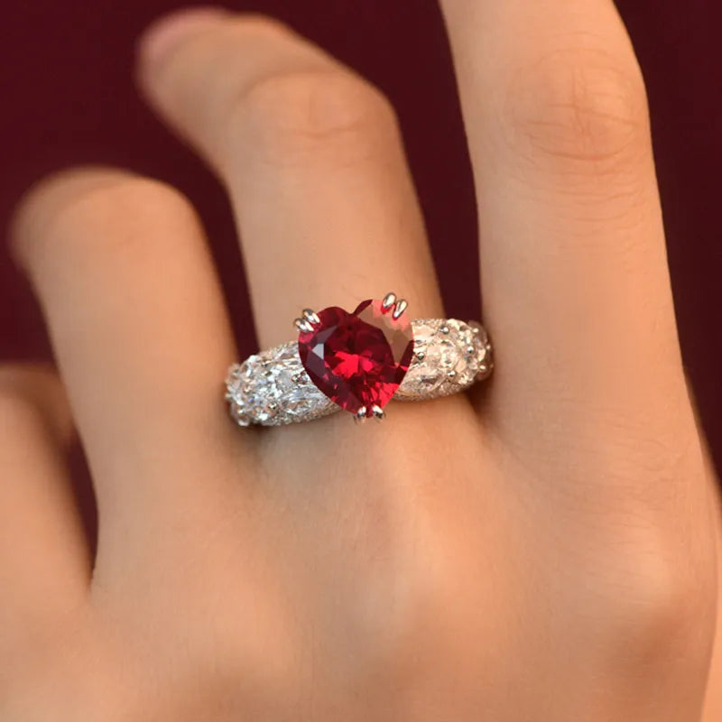 Bague luxe élégante pour femmes 925 argent 100%