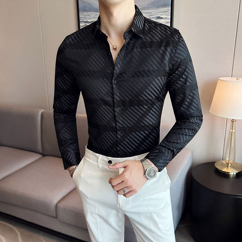 Chemise élégante luxe pour hommes.