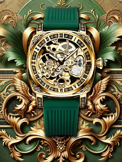 Montre mécanique auto élégance pour homme.