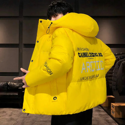 Veste décontracté haute qualité à capuche solide.