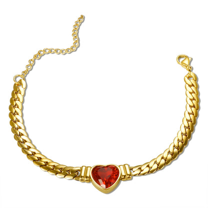 Ensemble de bijoux luxe plaqué or étanche.