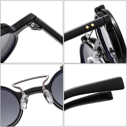 lunettes de soleil rondes pour femmes et hommes mode populaire.