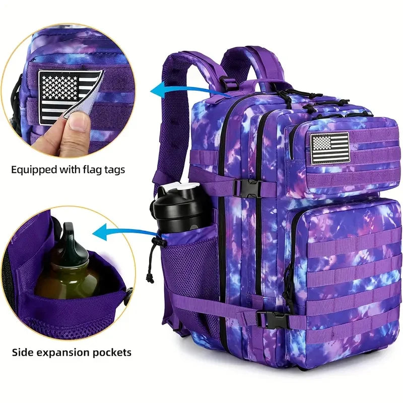 Sac à dos tactique d'assaut étanche camping.