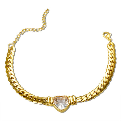 Ensemble de bijoux luxe plaqué or étanche.