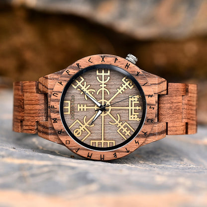 Montres en Bois Viking luxe hommes et femmes.