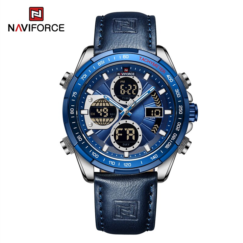 montre-bracelet en cuir pour homme, accessoire de Sport militaire, étanche, à Quartz, chronographe.