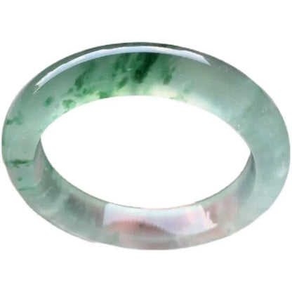 Bracelet en jadéite naturelle gymné flanelle glacée.
