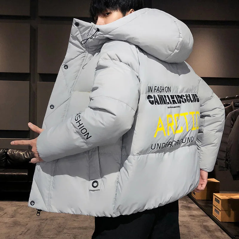 Veste décontracté haute qualité à capuche solide.