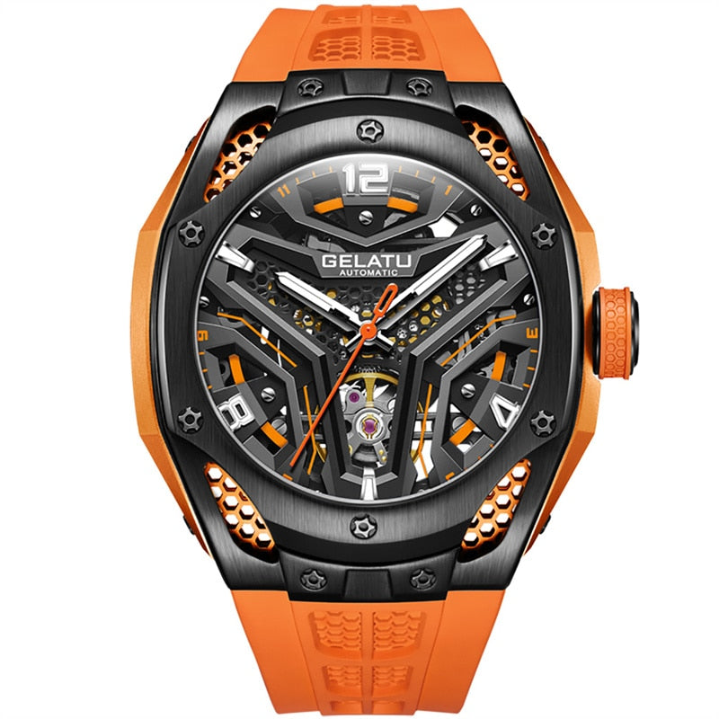 Montre Mécanique existent pour Hommes Design Seton Tourbillon.