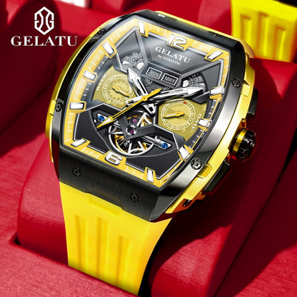 Montre mécanique automatique saphir pour homme.