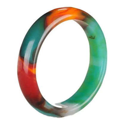 Bracelet anneau élégant en jade naturel luxure.