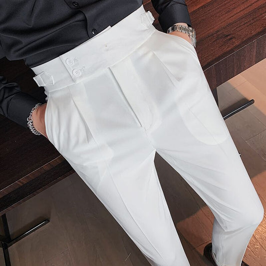Pantalon décontracté polyvalent pour hommes à ajuster.