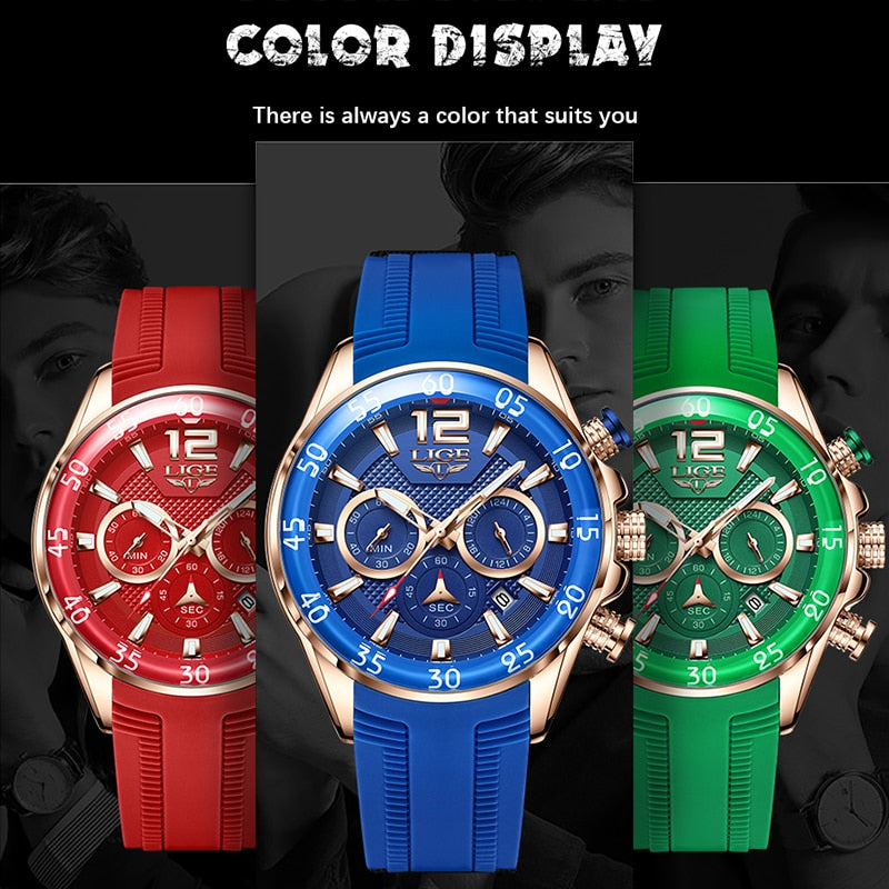 Montre  de sport luxe pour hommes et femmes nouvelle mode.