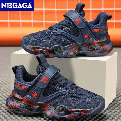 Chaussures de course légères pour enfants.