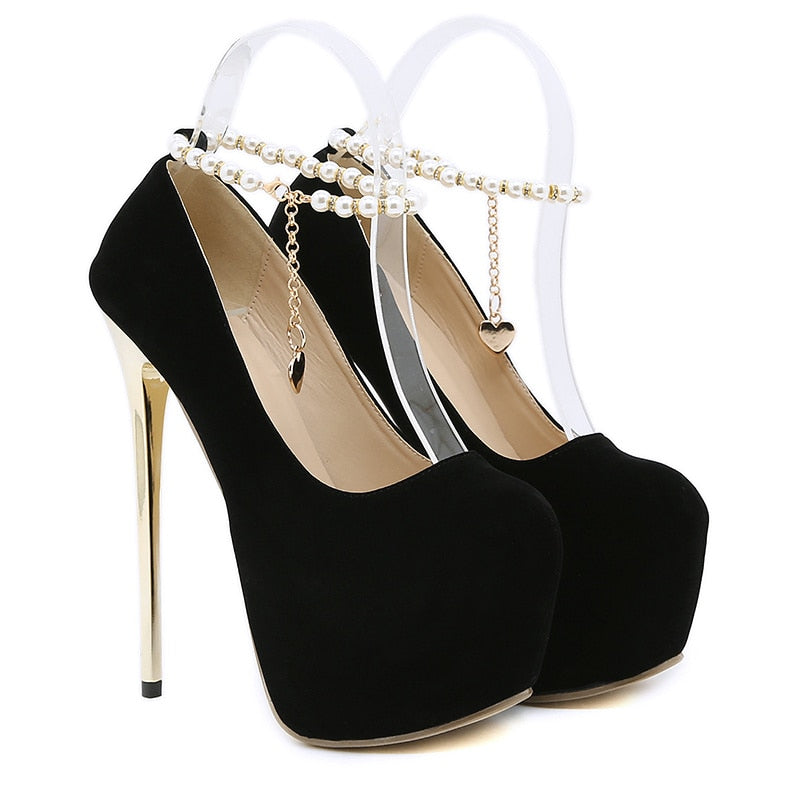 Escarpins Sexy à Talons Hauts de 16 cm pour Femmes.