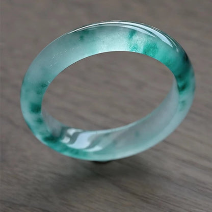 Bracelet de fleurs à la dérive luxure pour femmes vert bleu glacé.