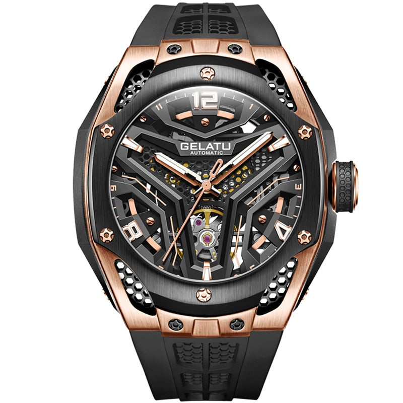 Montre Mécanique existent pour Hommes Design Seton Tourbillon.