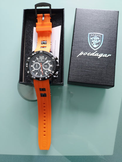 Montre à quartz militaire étanche pour hommes chronographe.