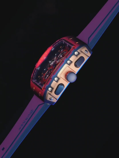 Montre à quartz étanche pour hommes chronographe horloge de date.