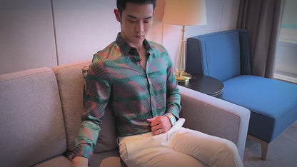 Chemise élégante luxe pour hommes.