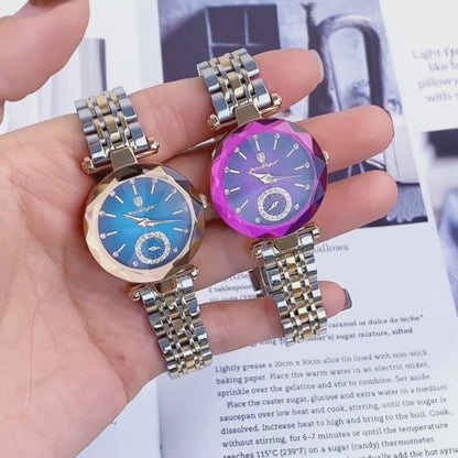 Montre bracelet de Luxe en Acier Inoxydable pour Femmes.