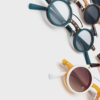 lunettes de soleil rondes pour femmes et hommes mode populaire.