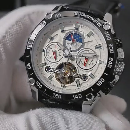 Montre mécanique automatique pour hommes remontage automatique.