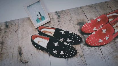 Chaussures hommes Quaoar mocassins, haut et métal ortei .