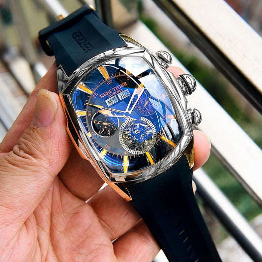 Montres homme luxe de Styliste, avec Tourbillon, Acier Inoxydable.