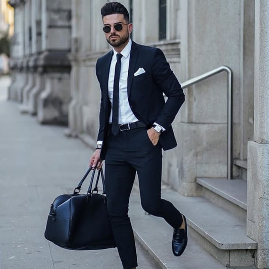costumes de luxes 2 pièces pour hommes blazer et pantalon.
