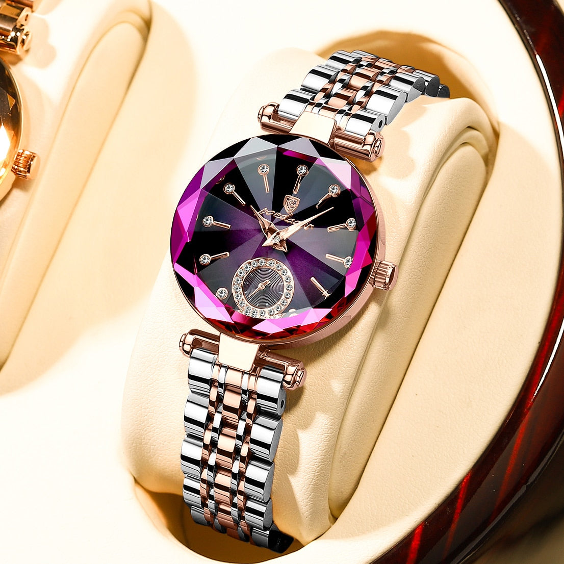 Montre bracelet de Luxe en Acier Inoxydable pour Femmes.
