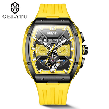 Montre mécanique automatique saphir pour homme.